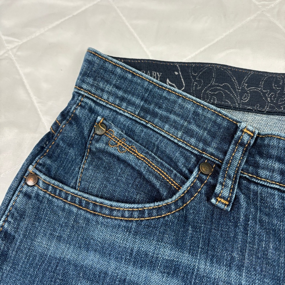 Wrangler Q-Baby Bootcut Jeans Women 9/10x30 Western Cowgirl Riding Stretch Denim - Picture 9 of 13